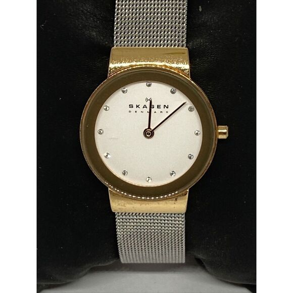 Skagen Freja 358SRSC Women\'s Stainless Steel Mesh Analog Dial Quartz Watch JK633 main image 5